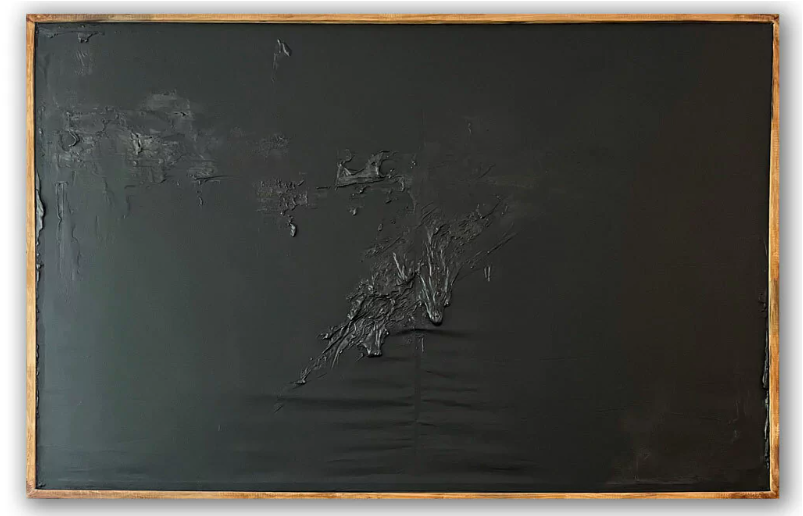 Oro — Técnica mixta, arte abstracto